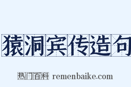 猿洞宾传造句是什么意思的图片